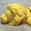 Miniature Animal Collectibles 3D Printed Lying Lion Figurine with Movable Joints, Poseable Unique Home Entrance Decor Model for Desk Decoration,