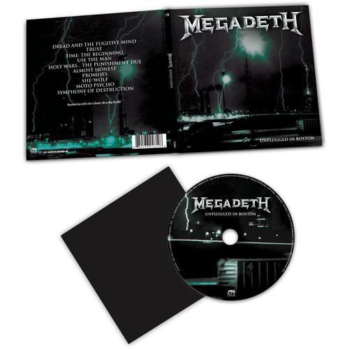 Cd - cleopatra - megadeth - unplugged in boston - digipack - edition limitée - 2021