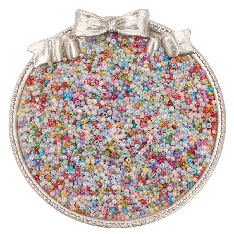 Cremewolke Fantasy Glas Reisperlen: 2/3/4mm DIY Armband- & Halskettenmaterial