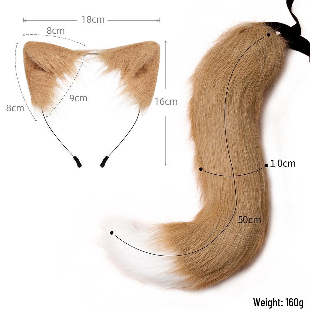 Halloween Fuchs Plüsch Schwanz Cosplay Kostüm Accessoire