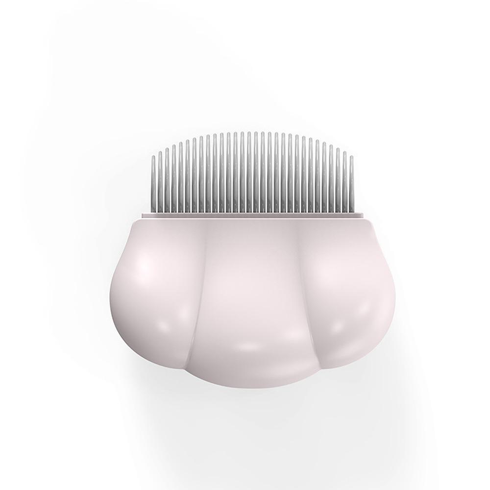 

3pcs Shell Shape Pet Grooming Brush Self-Cleaning Pet Comb Hair Remover Brush Shedding Tools