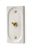ZOLBONNE Ceramic Toggle Switch Plate [Made In Japan] Compatible with Vertical and Horizontal Switches, Single Port, ZS5-101, and 3-Way