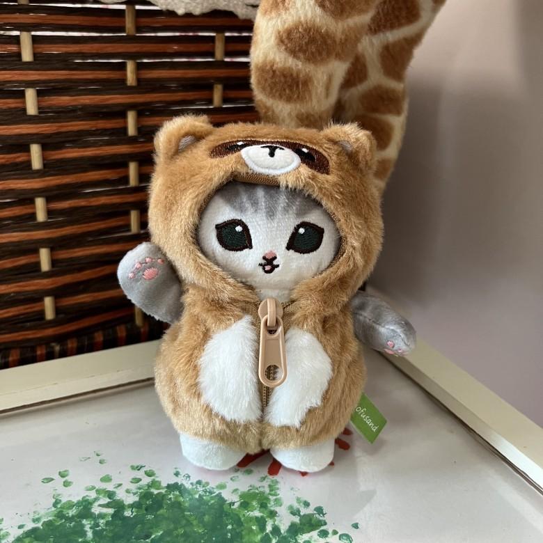Animal Series Mofusand Plush Pendant With Fox Raccoon Wolf Design For Gift Kids