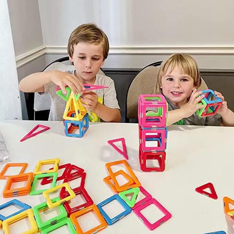 Magnetiske byggeklosser for barneleker, puslespill, bursdags- og julegaver