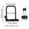 14mm Thickness Bike Lock with 2 Keys Bike U-Lock Anti Theft Bicycle Lock  Shop Doors