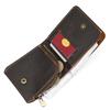 Retro Leather Wallet Genuine Leather Short Coin Purse Card Holder Men's Short Purse Cow Leather Bifold Wallets For Man Male