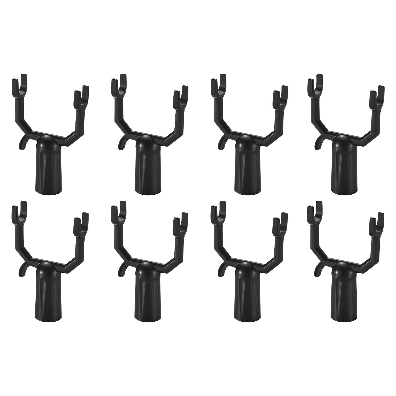

Clothes Fork Head Metal Tree Support Stake Branch Straightener Kit For Yard Gardening Tool Black
