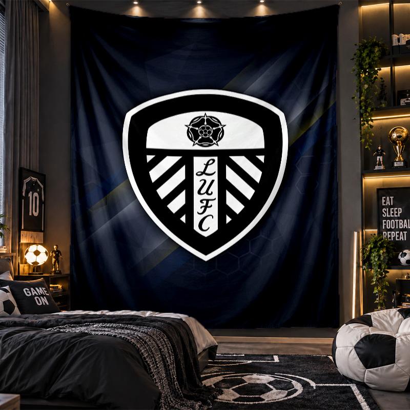 Wall Hanging Tapestry Leeds United Print Cloth for Living Room Bedroom Home Decor