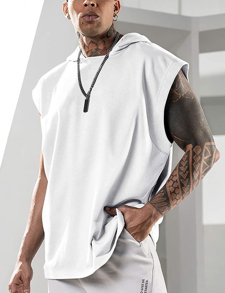 2021 Men's Casual Sleeveless Pullover T-shirt Vest