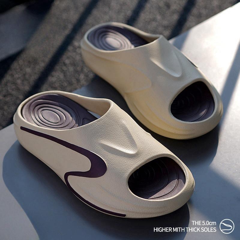 Kokosové pantofle Pánské Léto 2025 Nové Nošení Silná Podrážka Protiskluzové Plážové Sandály Sportovní Žabky