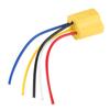 Ceramic 5 Pin Automotive Car Wiring Harness Relay Socket 30 100A
