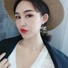 Fairy Style Geometric Bee Rhinestone Earrings – Handmade, Versatile Korean Japanese Design