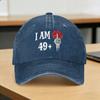 Im Not 50 I Am 49 Plus 1 Middle Finger Casual Baseball Cap Summer  Trucker Hat High Quality Hunting Camping Snapback Cap Gift