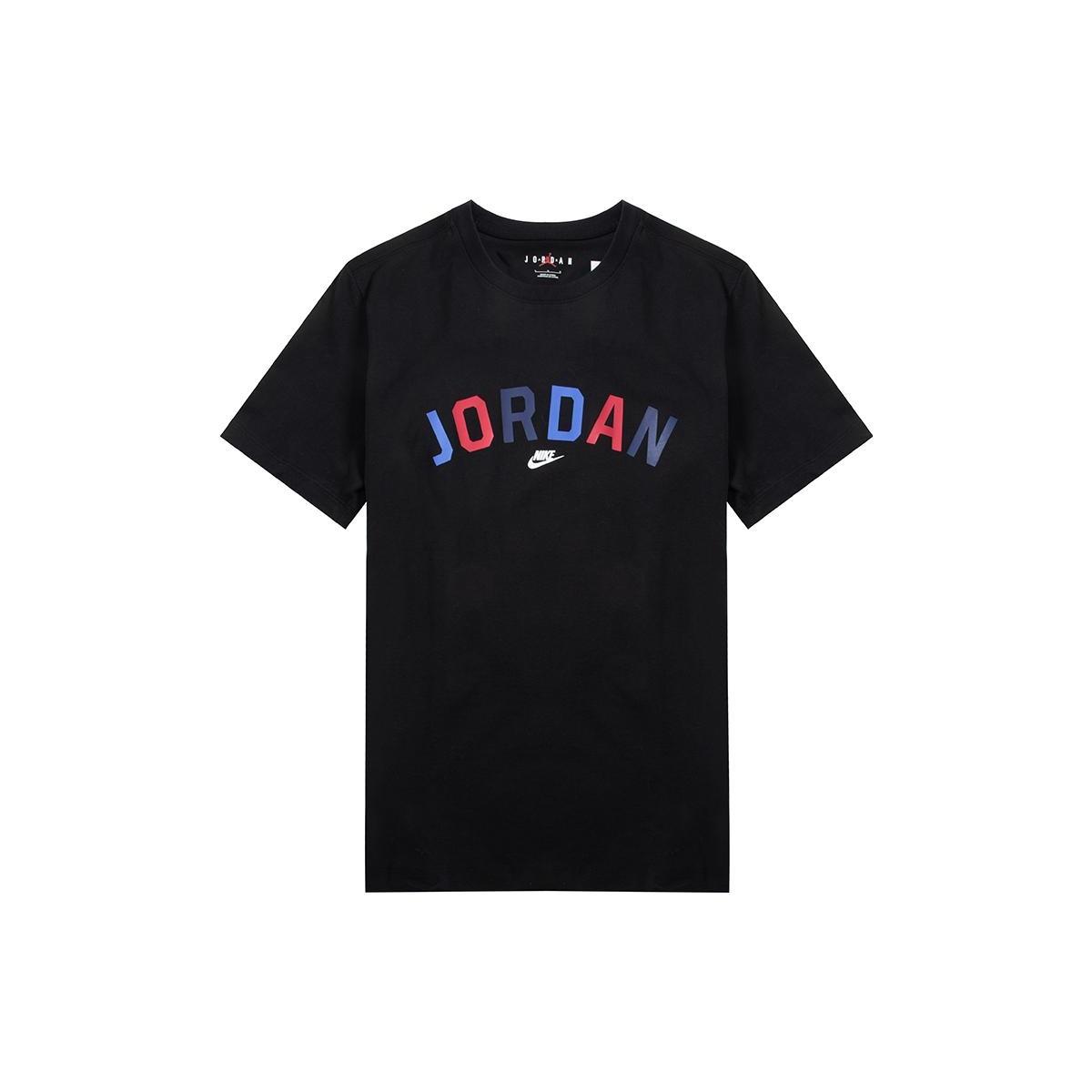 Men s Nike Multi-Color Alphabet Loose Breathable Running Training Short Sleeve Black T-Shirt DH8979-010 L