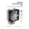 Coolcirc A400 CPU COOLER 4 Heat pipes 9cm RGB Cooler PC Air-Cooled Radiator  Quiet Hydraulic Bearings For AMD AM2/AM3/AM4