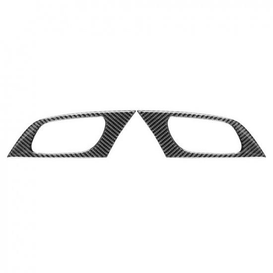 For Honda Civic 9th 2012-2015 Interior Door Handle Cover Trim Carbon Fiber Car