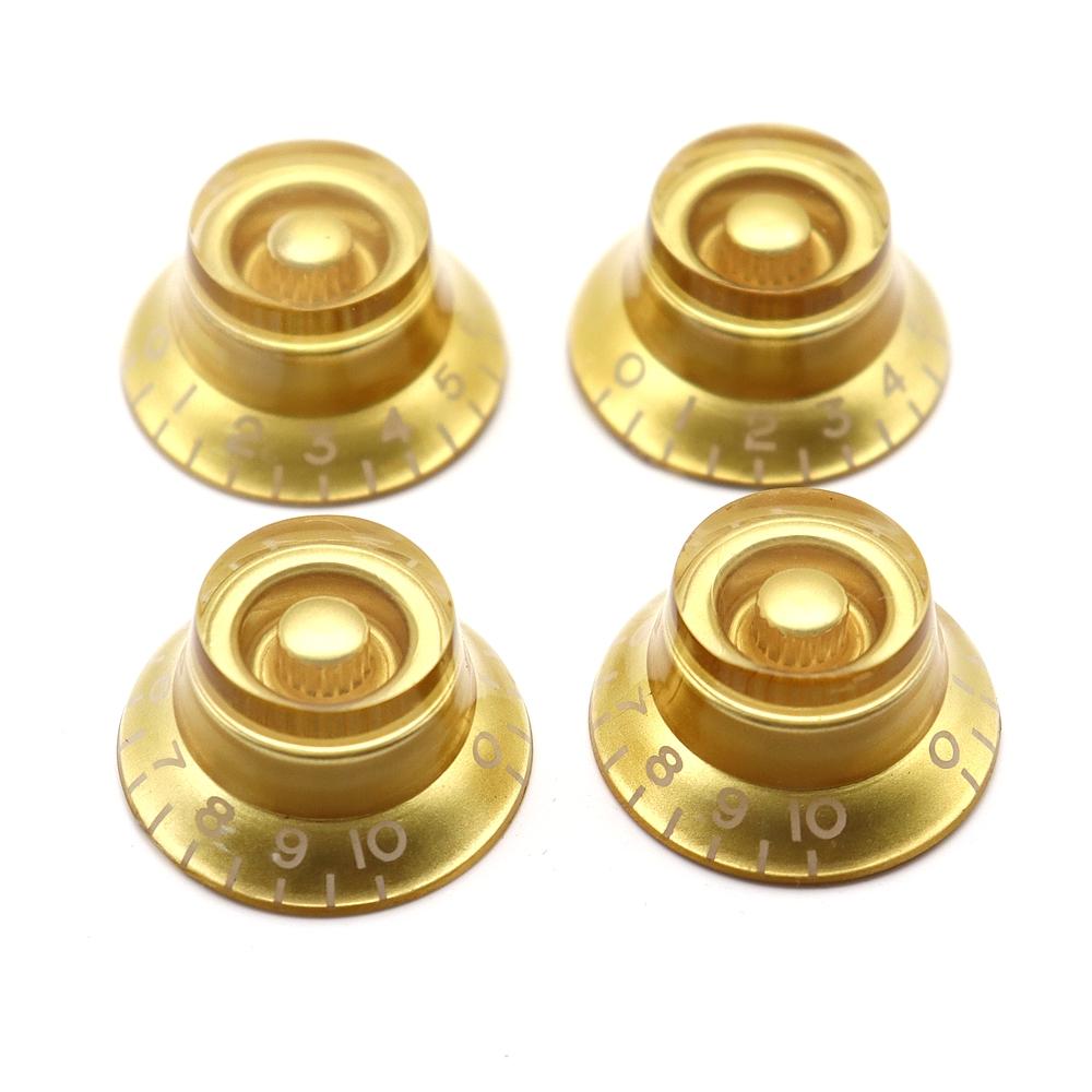 

4pcs Electric Guitar Bass Top Hat Speed Control Volume Knobs multiple colors