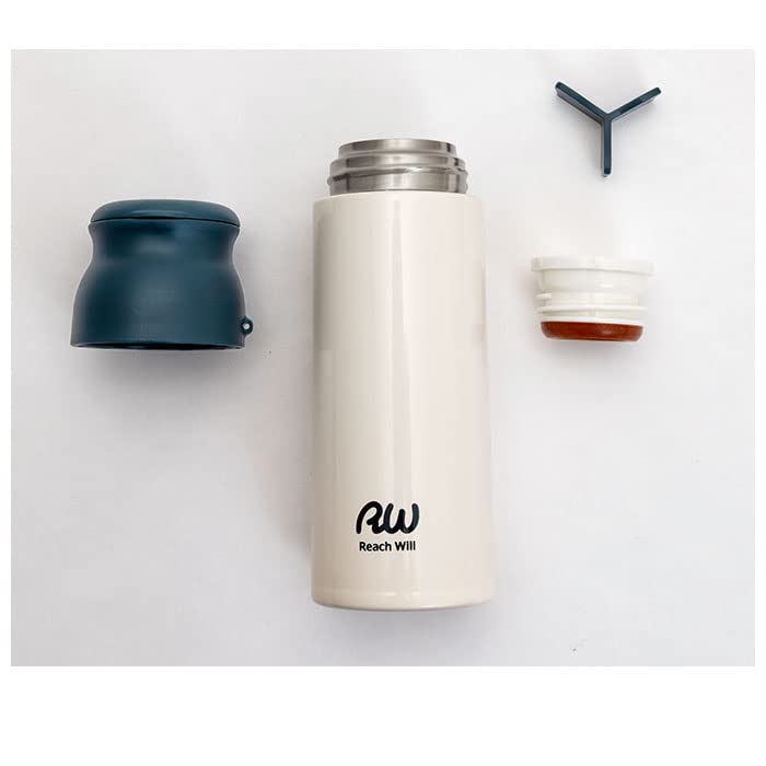 Reach Will 200ml Heat Cold Lightweight Three Compartments for Supplements and Vacuum Easy To Thermos, Capacity, & Insulation, Design, Medicines,
