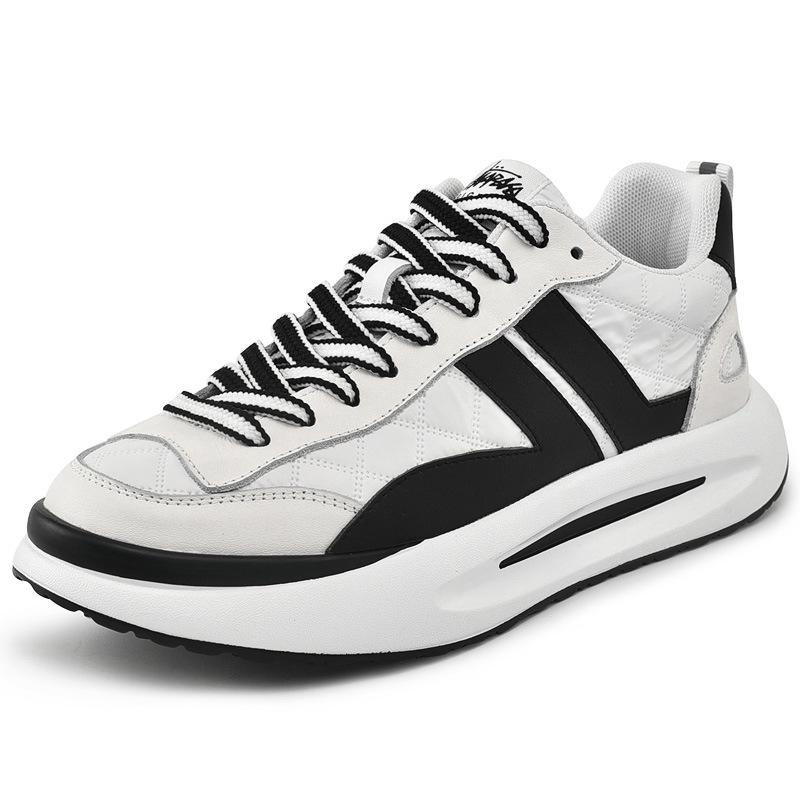 

Мужская обувь весна-лето новые модные универсальные повседневные легкие кроссовки Tide первый слой из коровьей кожи ретро кроссовки 44