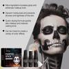 Halloween Body Paint Stick Set Full-Coverage White Black Red Clown Face Foundation Makeup Kit Christmas Cosplay Party Supplies