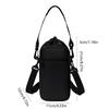Adjustable Shoulder Strap Crossbody Water Bottle Bag Insulation Water Bottle Carrier Bag  Walking