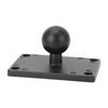 1 Inch Ball Mount Universal Aluminum Alloy AMPS Square Plate with AMPS Hole for RAM Mounts B Size Ball Double Socket