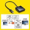 SANWA SUPPLY Adaptér USB typu C na HDMI černý (4K/60Hz/Kompatibilní s PD) AD-ALCPHDPD