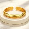 Classic But Outdated Feather Bracelet, Lady's Exquisite Opening, One-leaf Money-making Bracelet, Versatile Inheritance Bracelet for Mom