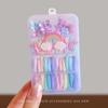 Spiral Design Mini Hair Bands High Elasticity Thin Hair Ties Ponytail Holders  For Toddler Girls