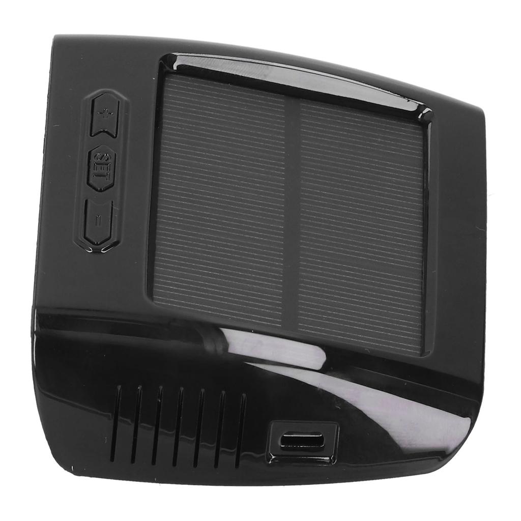 Car Tire Pressure Monitoring System Solar USB TPMS Temp Detection LCD Display Center Console Mounted with 4 Sensors