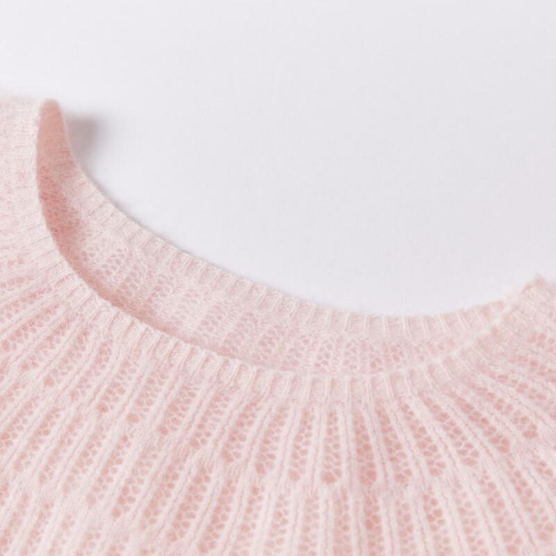 Xiangying Wool-Cashmere Blend Cut-out Knit Sweater