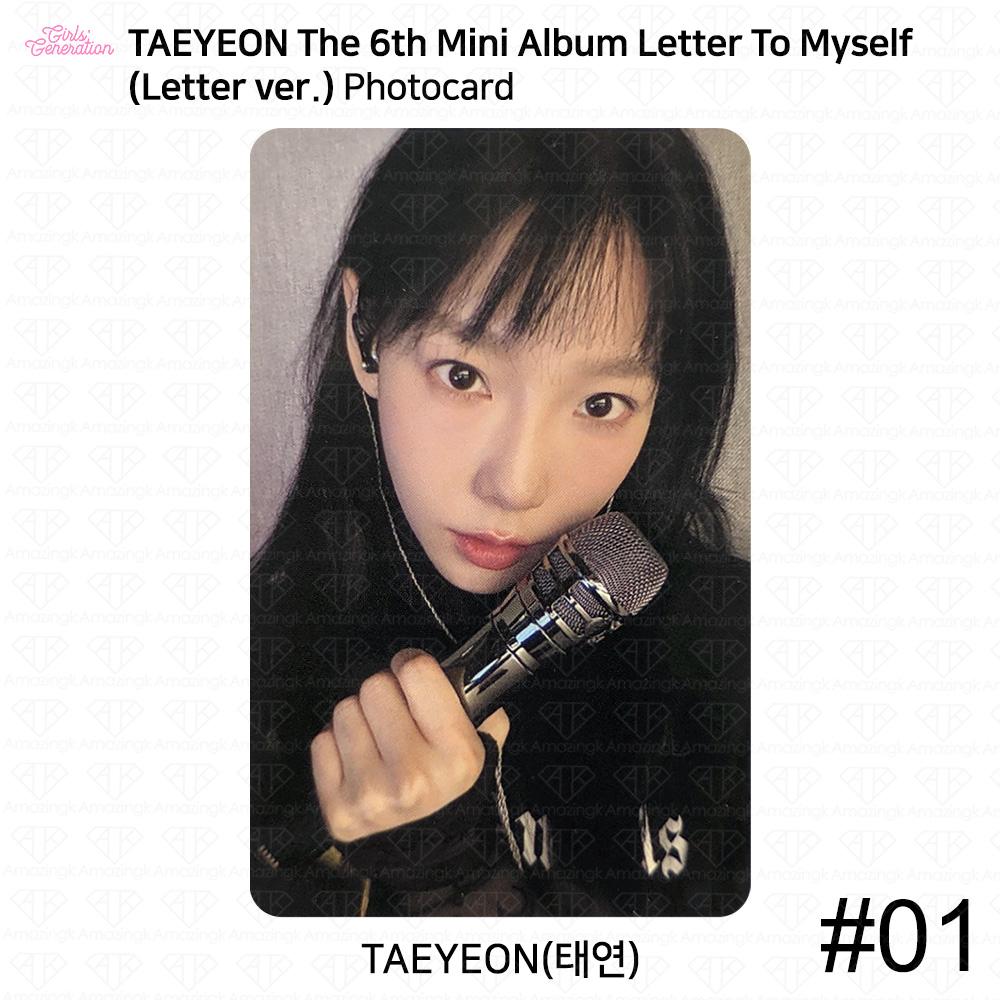

Taeyeon 6th Mini Album Letter To Myself Официальная фотокарточка KPOP K-POP SNSD Letter ver #1