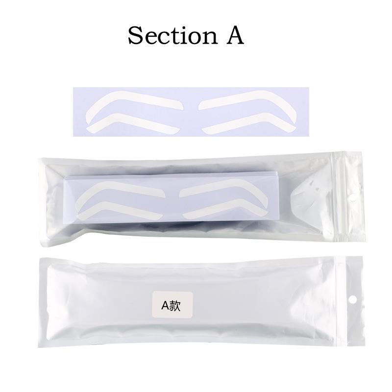 Disposable Eyebrow Design Stencil Eyebrow Tint Airbrush Auxiliary Sticker For Brows Shaping With Single Eyebrowstype Option