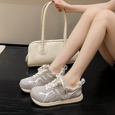 Retro Big Head Ugly Cute German Training Shoes Women's 2025 Summer New Mesh Breathable Casual Sports Shoes Women's Forrest Gump Shoes