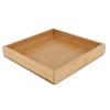 Rectangular Shape Japanese Style Tray Square Design Wooden Construction Fruit Tea Tray Bamboo Food Serving Tray Home Kitchen