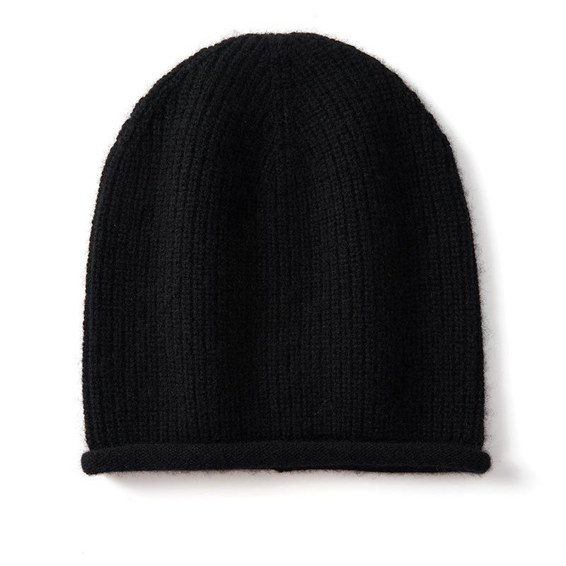 

Кашемірова Осінньо-Зимова Нова Унісекс Високоякісна Однотонна В язана Вулична Тепла Модна Повсякденна Шапка One Size