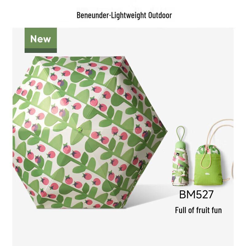 Beneunder 5-Fold UV Protection Sun Rain Umbrella