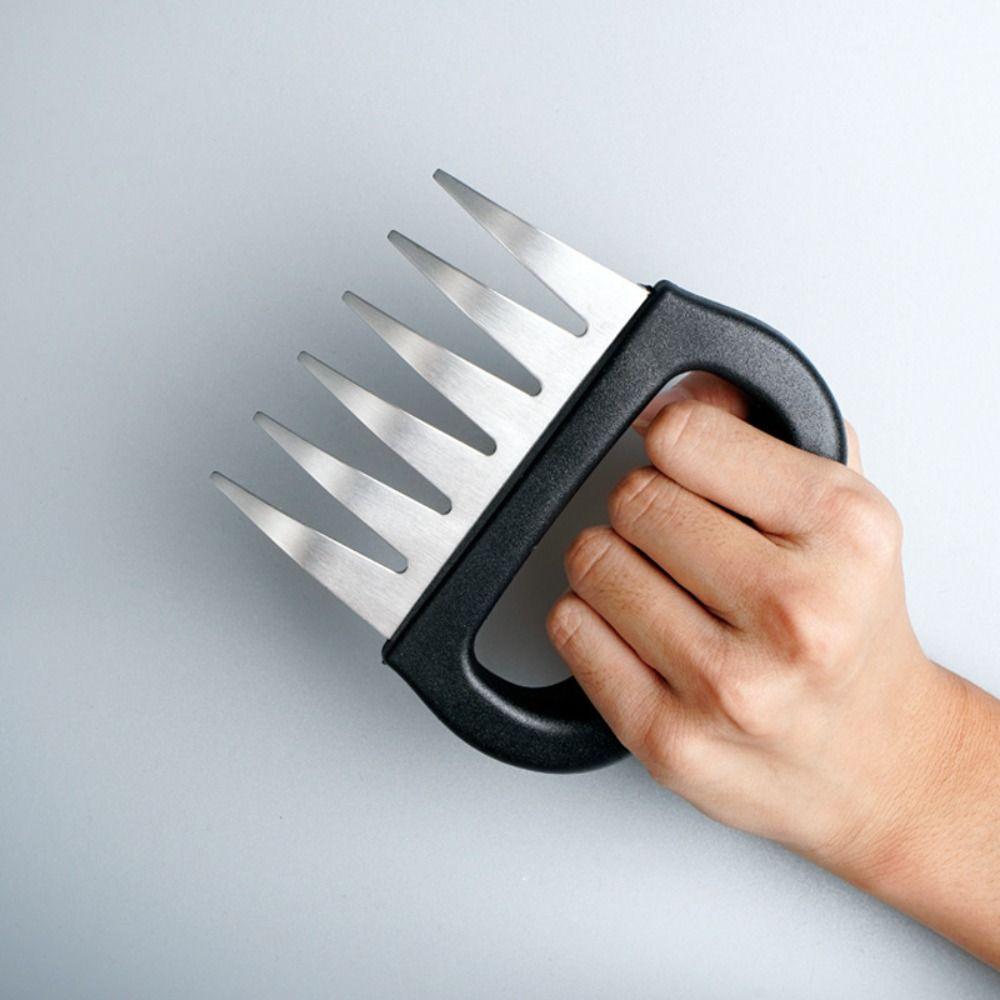 2Pcs Anti-scald Tear Meat Tools Manual Meat Shredder Bear Claw BBQ Claws Pulled Pork Chicken
