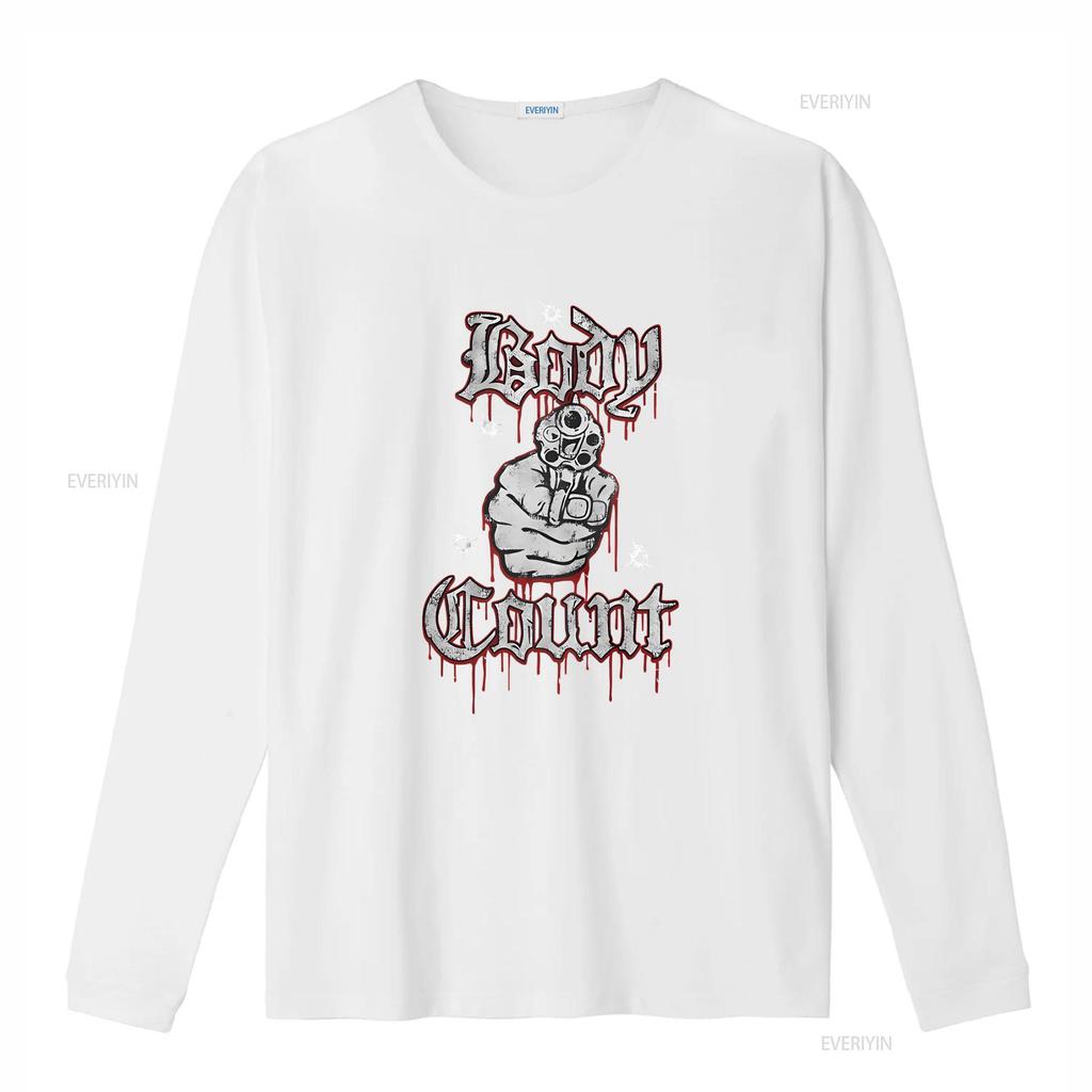 Body Count Talk Sh t Black Shirt OFFICIAL vintage Washed Comfortable Versatile homme Stylish designer clothes Casual fashion