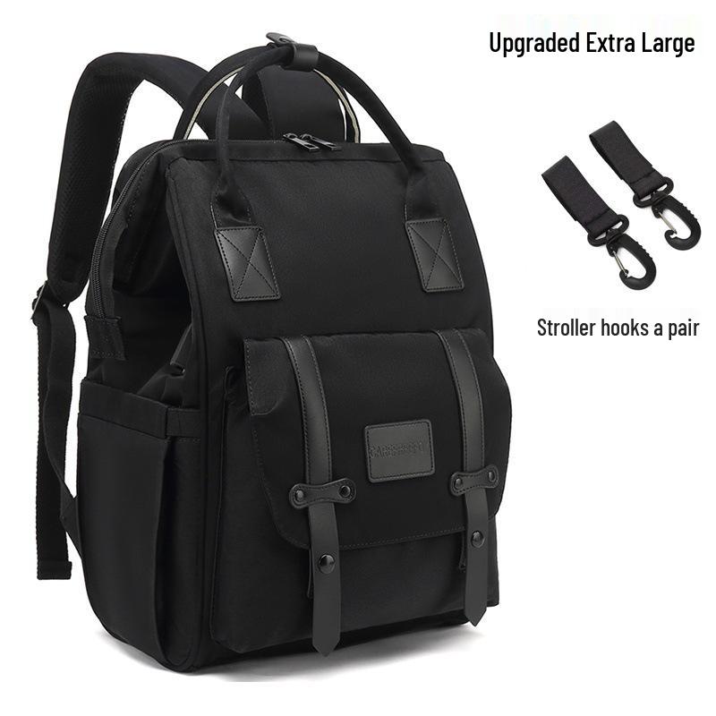 Zaino Multifunzione Mamma Volpe Senza Preoccupazioni - Grande Capacità, Borsa alla Moda per Uscite di Mamma e Bambino.