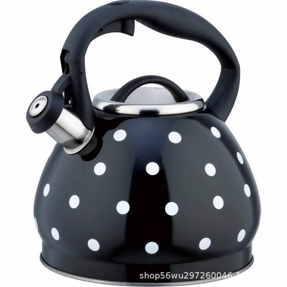 3L Pumpkin Pattern Stainless Steel Whistling Kettle for Household Stoves and Induction Cookers