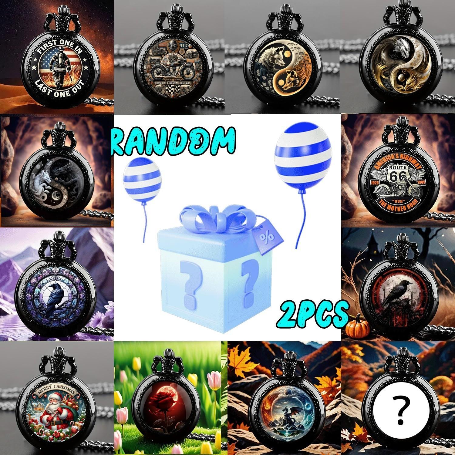 

Купи 1 Получи 1 Случайный 2 шт. Винтажные Карманные Часы Мини-Размера, С Подвеской-Ожерельем, Функция Мирового Времени, Подарочные Часы Для Мужчин Детей чёрный