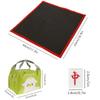 144 Mini Chinese Mahjong Tile Set with Mahjong Mat Portable Chinese Traditional Mahjong Game for Travel Family Leisure Gathering