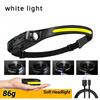 230° Induction Headlamp USB Rechargeable Head Light Sensor LED Flashlight Outdoor Lighting Lamp Camping Hiking Emergency Usage