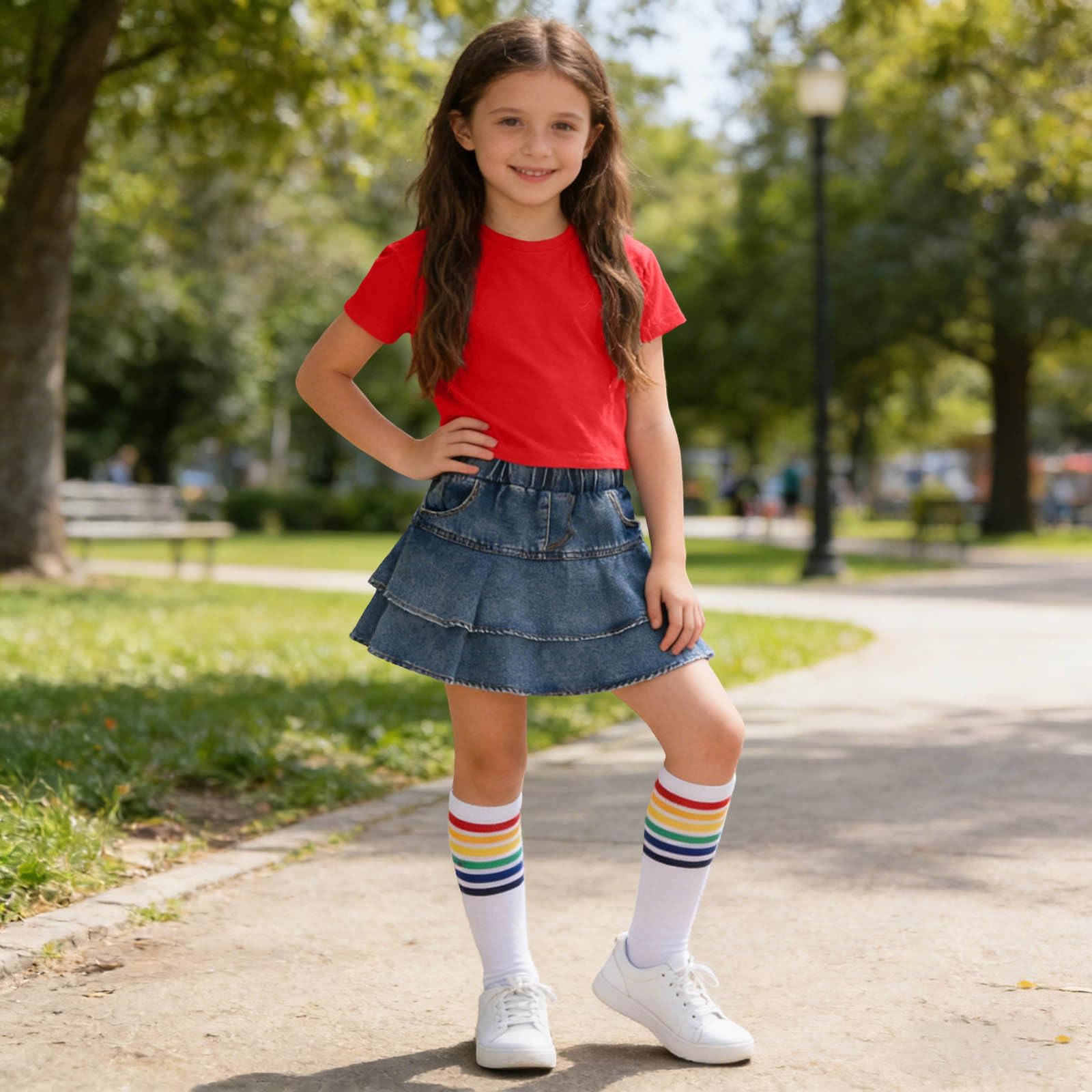 

Children s Casual Comfortable Three-Piece Kids Set 130 червоний