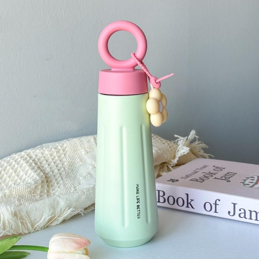 450ML Capacity Petal Water Cup Vacuum Insulation Sports Water Cup Travel Mug Hot & Cold Drinks