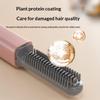 Wireless Mini Straight Hair Comb USB Charging Heated Bangs Brush Anti-Scald Design for Travel Outdoor Hair Touch Up