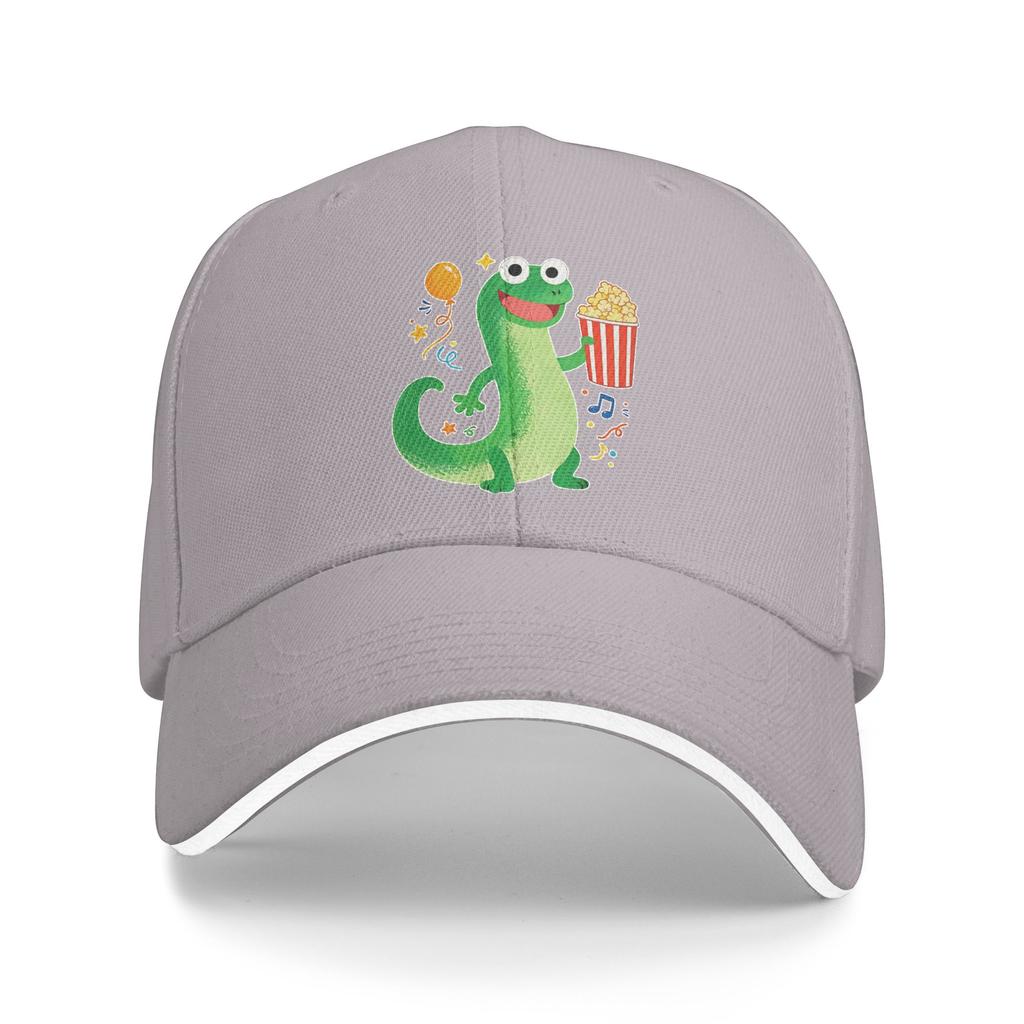 Cute Green Tom Lizard Baseball Cap Casual Sandwich Caps for Men Women Adjustable Dad Hat Activities