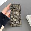 Deer Hunting Camo Phone Case For Iphone 16 Plus 15 14 Pro Max 13 Mini 11 12 Xr X Xs 6 7 8 SE Plus Back Cover