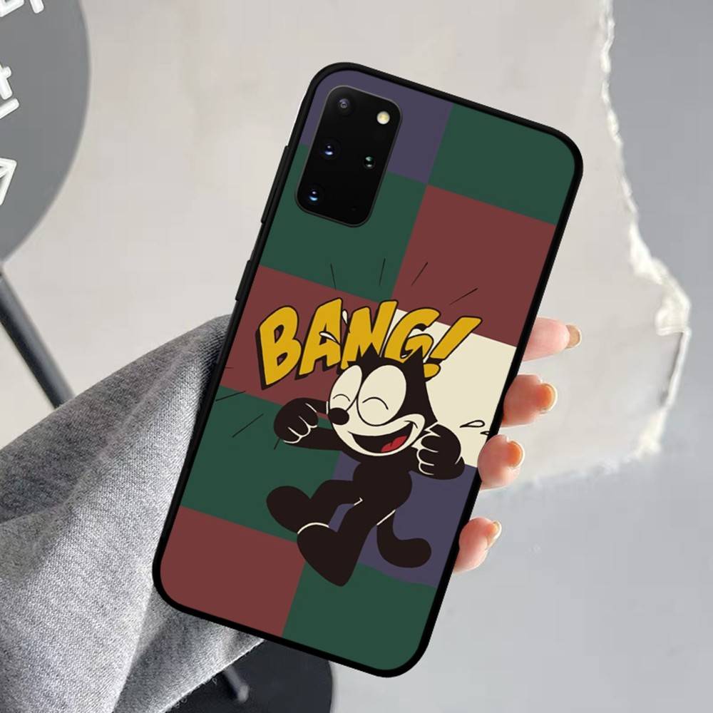 

Аниме Мультфильм F-felix Милый Кот Чехол Для Телефона Для Samsung S 9 10 20 21 22 23 30 23 24 Plus Lite Ultra FE S10lite Funda Samsung S24